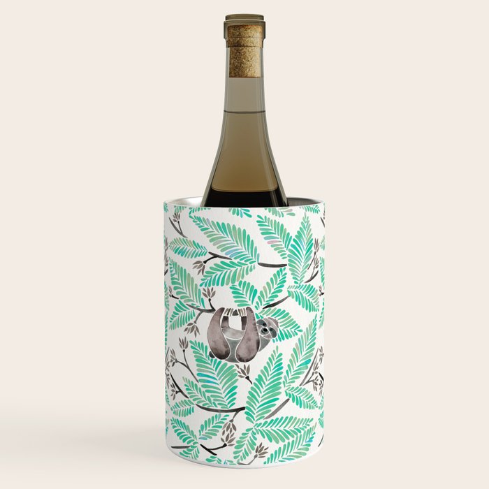 Happy Sloth - Tropical Mint Rainforest Wine Chiller Gallery Image 1