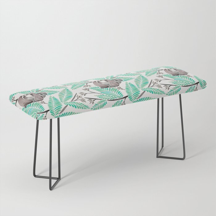 Happy Sloth - Tropical Mint Rainforest Bench Gallery Image 1