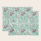 Happy Sloth - Tropical Mint Rainforest Placemat Gallery Image 1