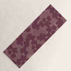 Shadow Poppies - Berry Yoga Mat Gallery Image 1