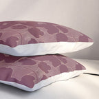 Shadow Poppies - Berry Pillow Sham Gallery Image 3