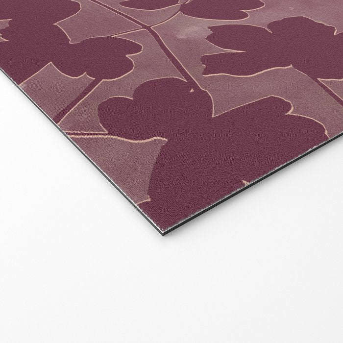 Shadow Poppies - Berry Welcome Mat Gallery Image 2