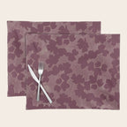 Shadow Poppies - Berry Placemat Gallery Image 1