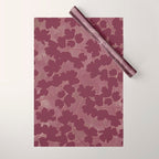 Shadow Poppies - Berry Wrapping Paper Gallery Image 1