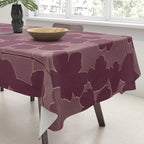 Shadow Poppies - Berry Tablecloth Gallery Image 3