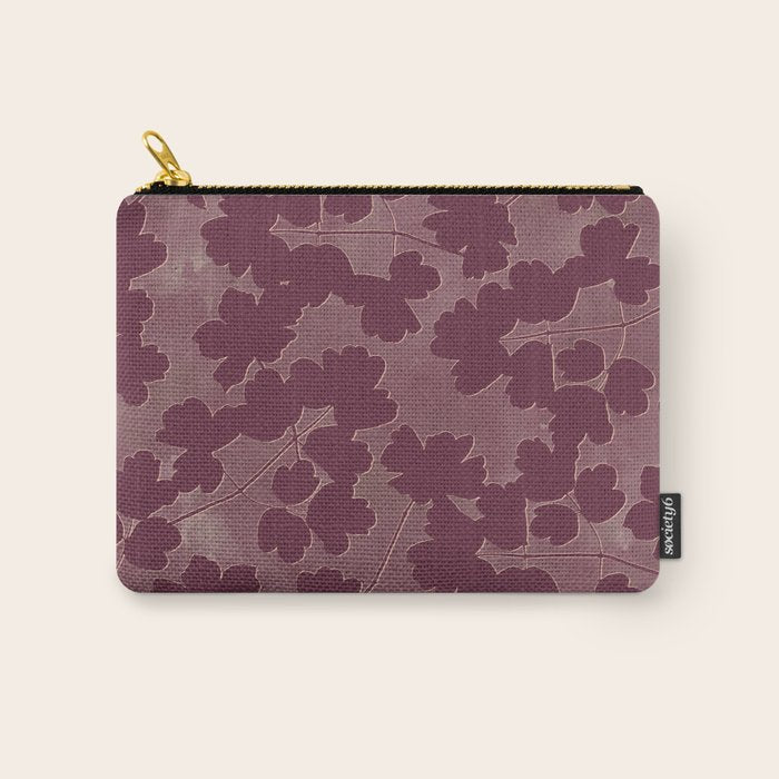 Shadow Poppies - Berry Carry All Pouch Gallery Image 1