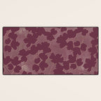 Shadow Poppies - Berry Desk Mat Gallery Image 3
