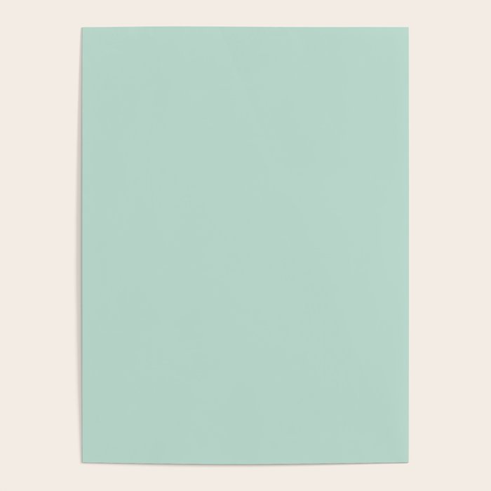 Duck Egg Solid Color Poster Gallery Image 4