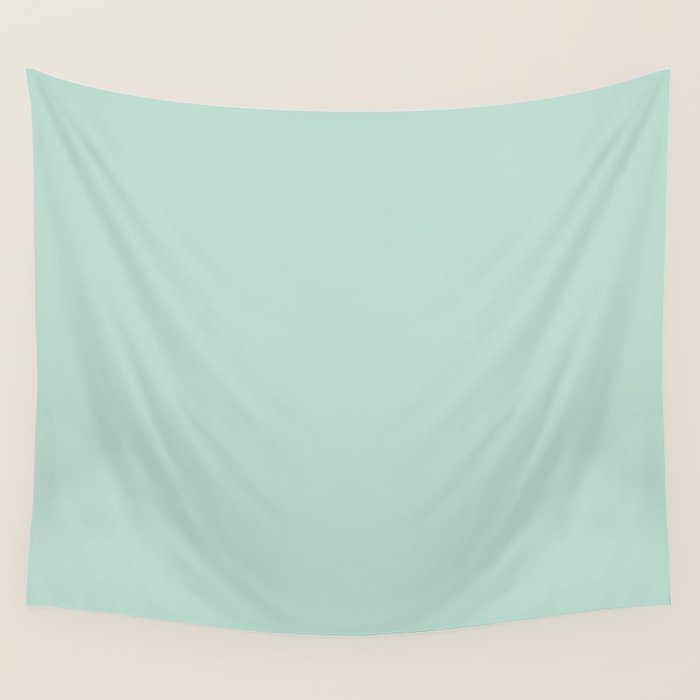 Duck Egg Solid Color Wall Tapestry Gallery Image 1