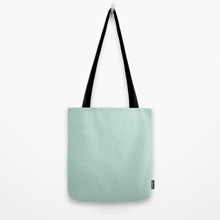 Duck Egg Solid Color Tote Bag Gallery Image 2