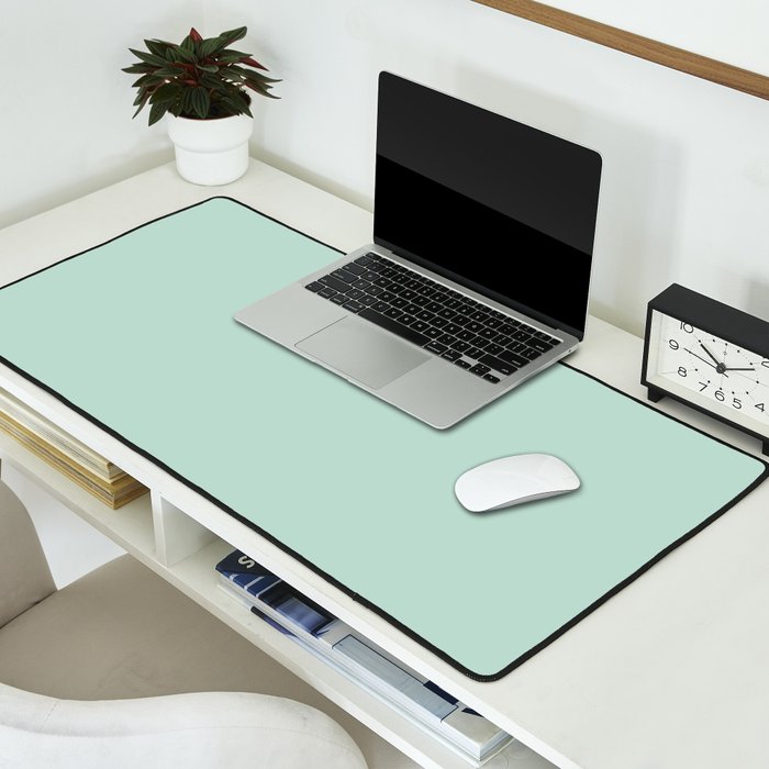 Duck Egg Solid Color Desk Mat Gallery Image 2