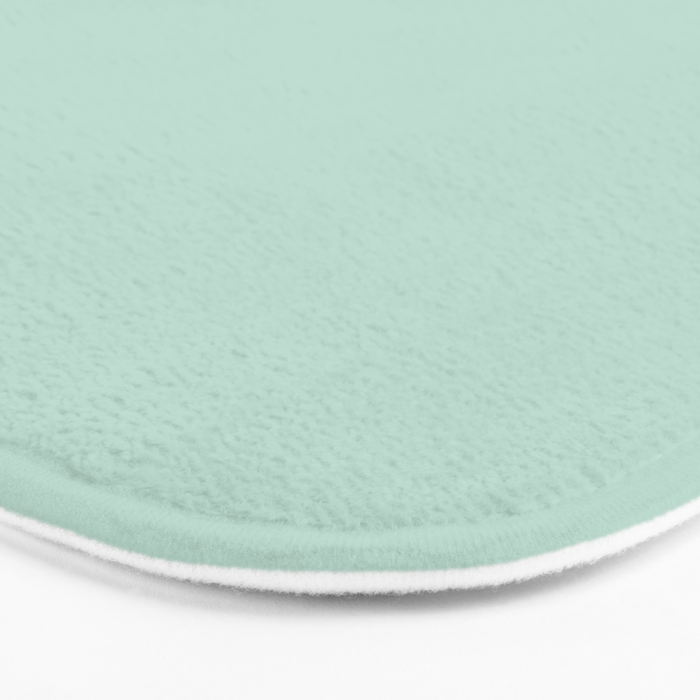 Duck Egg Solid Color Bath Mat Gallery Image 3