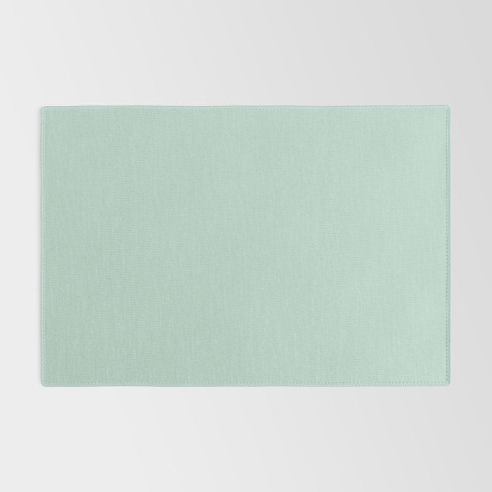 Duck Egg Solid Color Rug Gallery Image 2