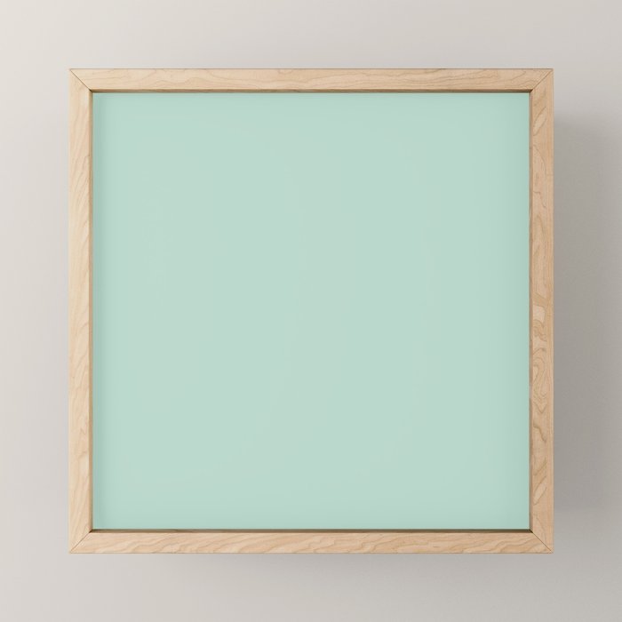 Duck Egg Solid Color Mini Art Print Gallery Image 1