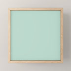 Duck Egg Solid Color Mini Art Print Gallery Image 1
