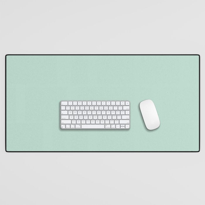 Duck Egg Solid Color Desk Mat Gallery Image 1