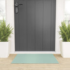 Duck Egg Solid Color Welcome Mat Gallery Image 3