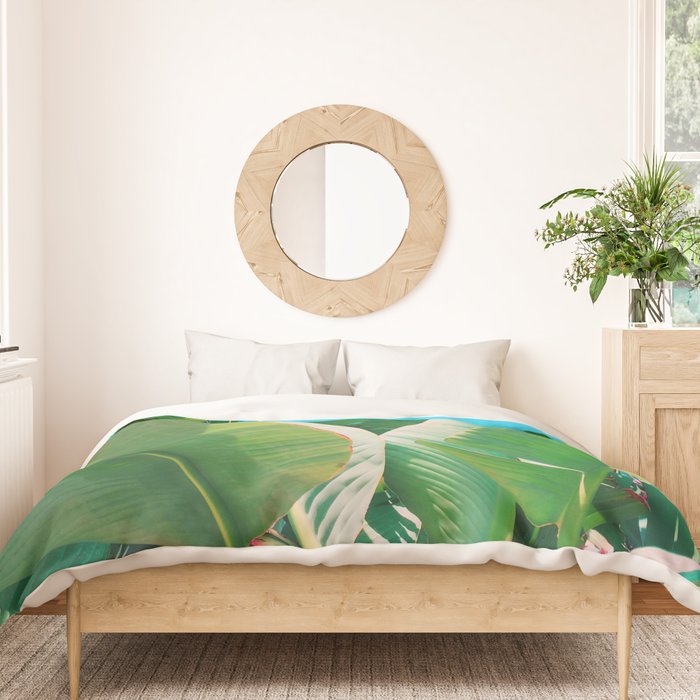 Pop Art Banana Leaf Duvet Cover Gallery Image 3