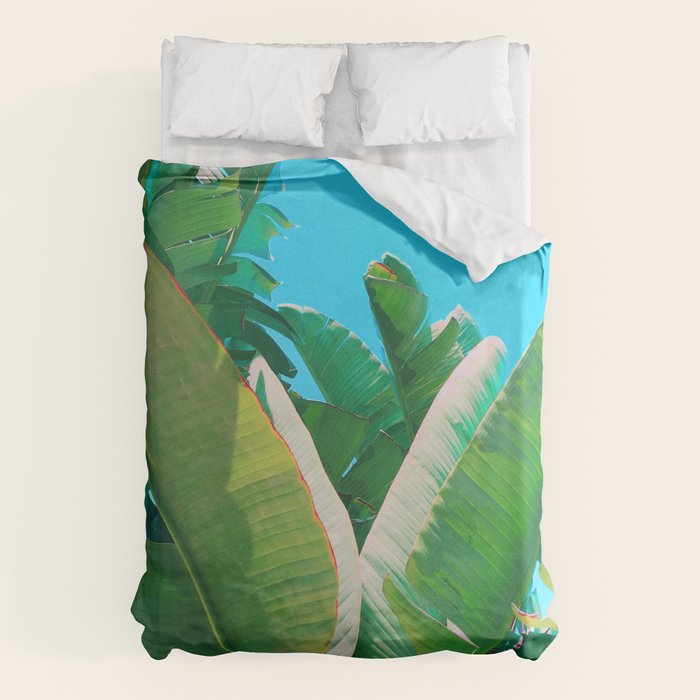 Pop Art Banana Leaf Duvet Cover Gallery Image 1