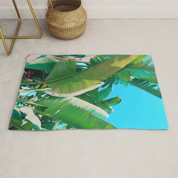 Pop Art Banana Leaf Rug Gallery Image 1