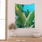 Pop Art Banana Leaf Wall Tapestry Gallery Image 2