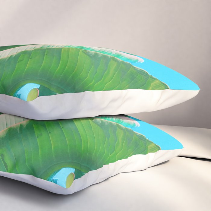Pop Art Banana Leaf Pillow Sham Gallery Image 3