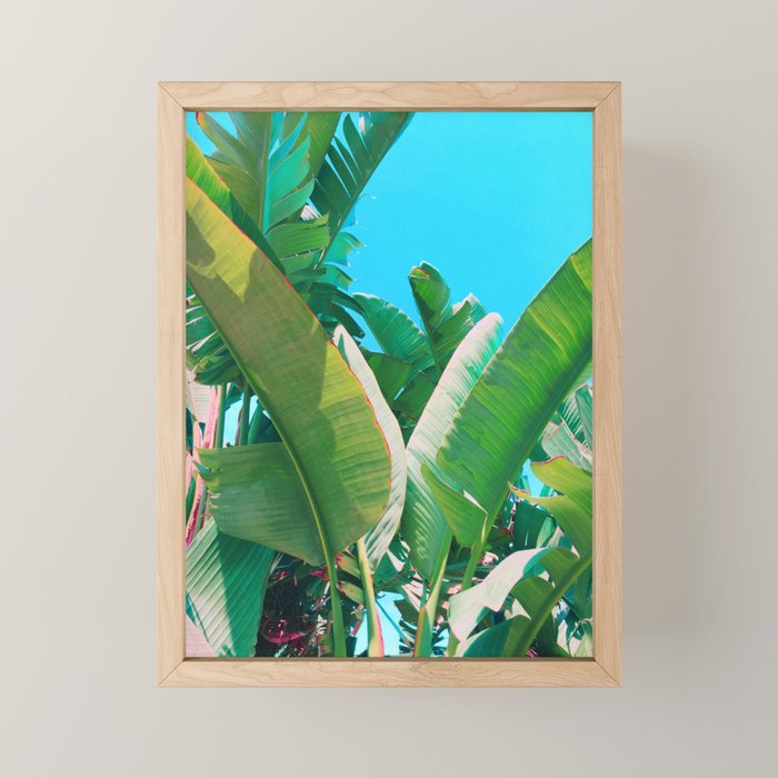 Pop Art Banana Leaf Mini Art Print Gallery Image 1