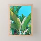 Pop Art Banana Leaf Mini Art Print Gallery Image 1