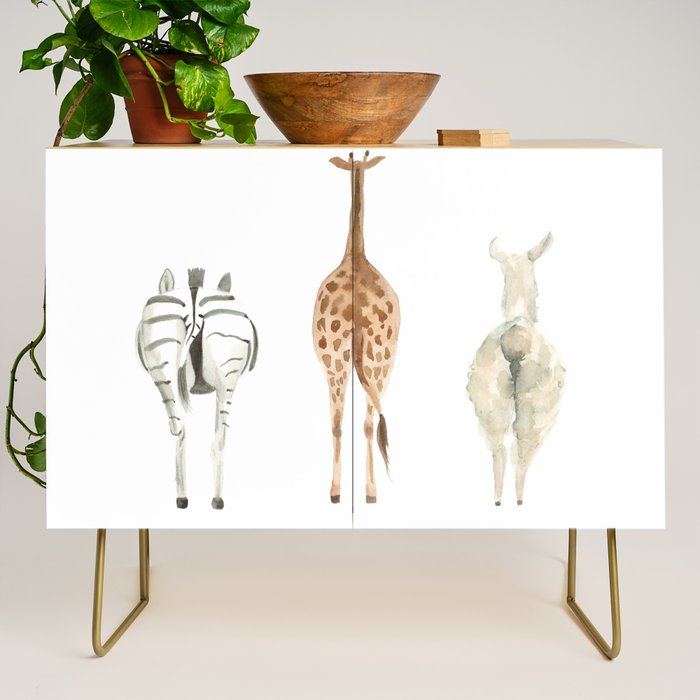 Cute animal butts Credenza Gallery Image 1