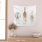 Cute animal butts Wall Tapestry Gallery Image 2