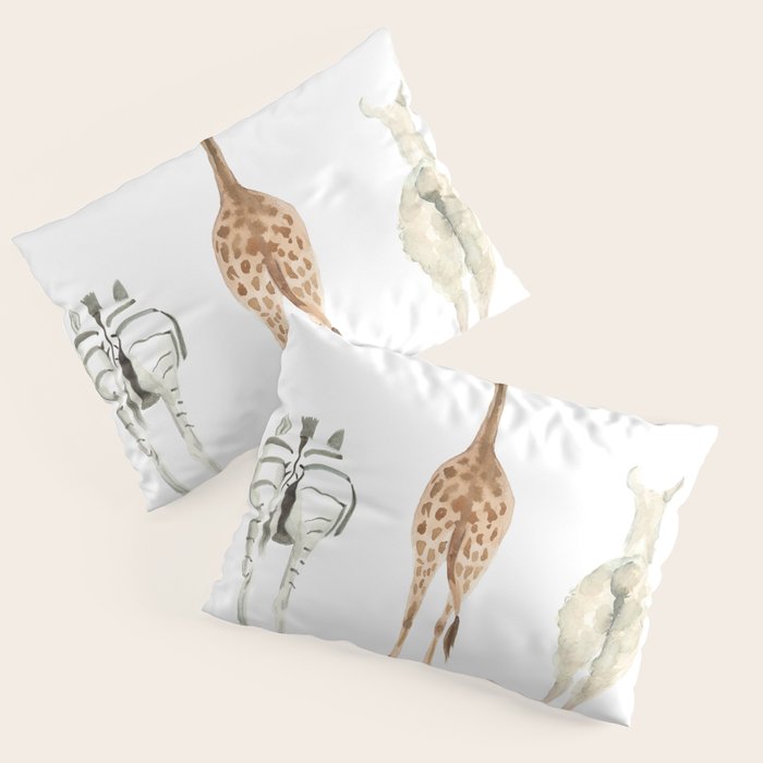 Cute animal butts Pillow Sham Gallery Image 1