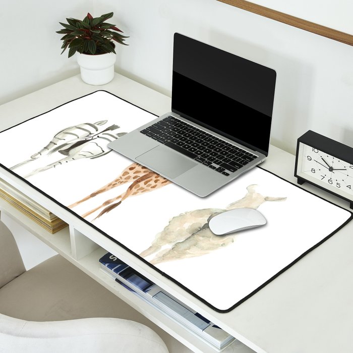 Cute animal butts Desk Mat Gallery Image 2