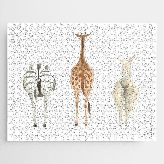 Cute animal butts Jigsaw Puzzle Gallery Image 1