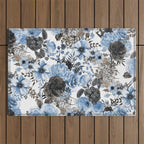 Floral Pattern 4 Outdoor Rug Gallery Image 1