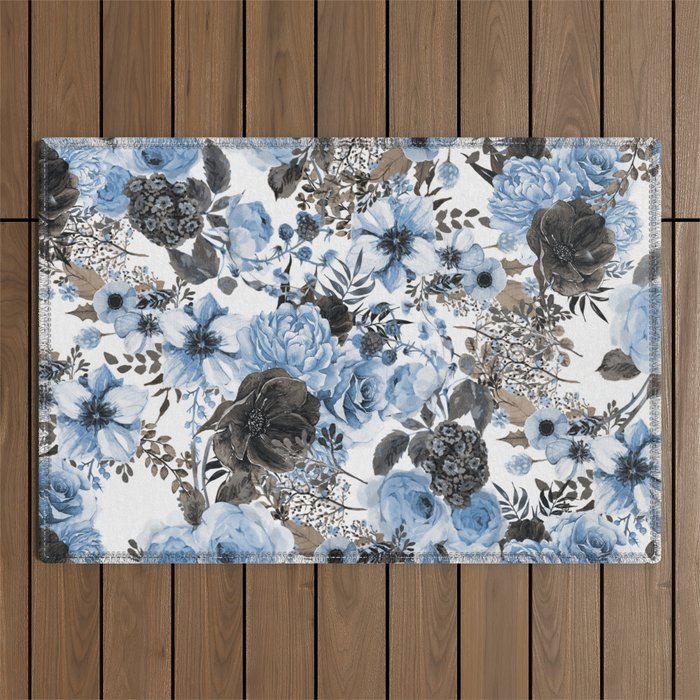 Floral Pattern 4 Outdoor Rug Gallery Image 1