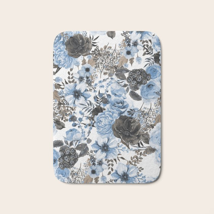 Floral Pattern 4 Bath Mat Gallery Image 1