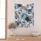 Floral Pattern 4 Wall Tapestry Gallery Image 2
