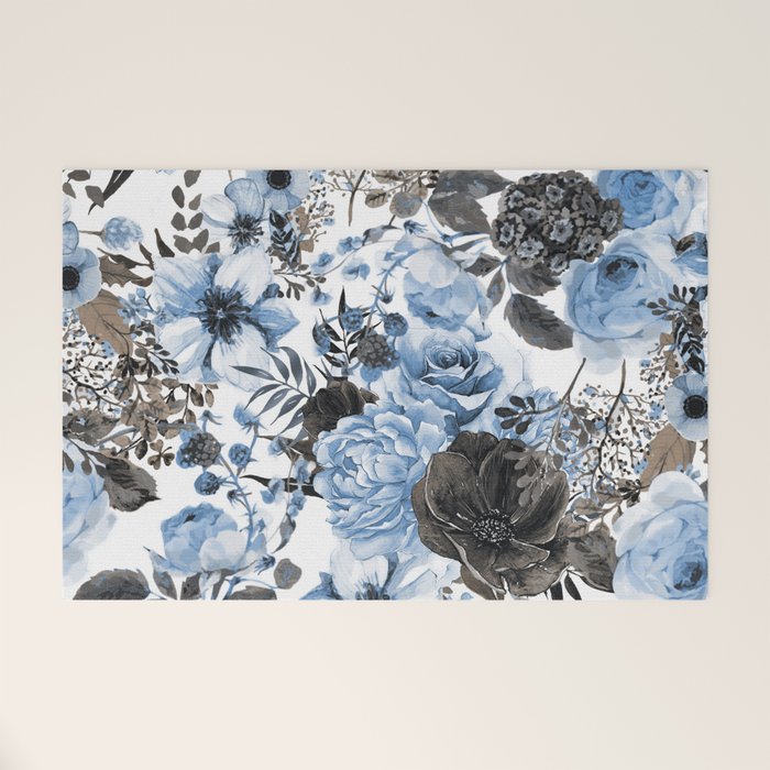 Floral Pattern 4 Welcome Mat Gallery Image 1