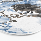 Floral Pattern 4 Bath Mat Gallery Image 3