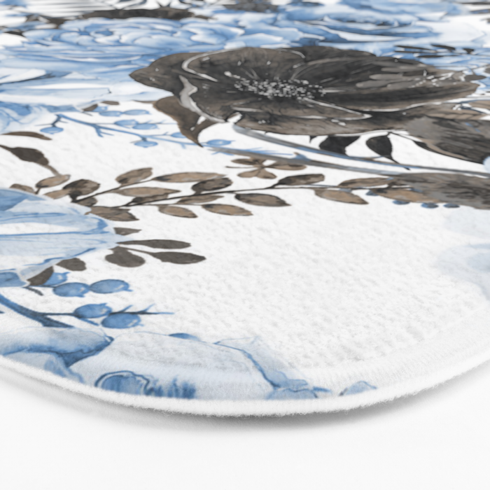 Floral Pattern 4 Bath Mat Gallery Image 3