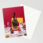 Feline Feast Stationery Card Gallery Image 2