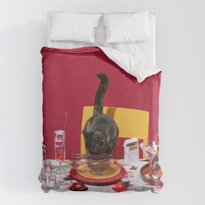 Feline Feast Duvet Cover Gallery Image 1
