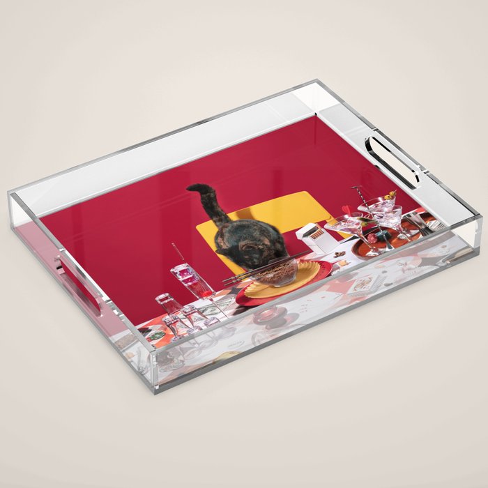 Feline Feast Acrylic Tray Gallery Image 1