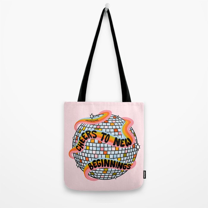 Cheers to New Beginnings Tote Bag Gallery Image 2