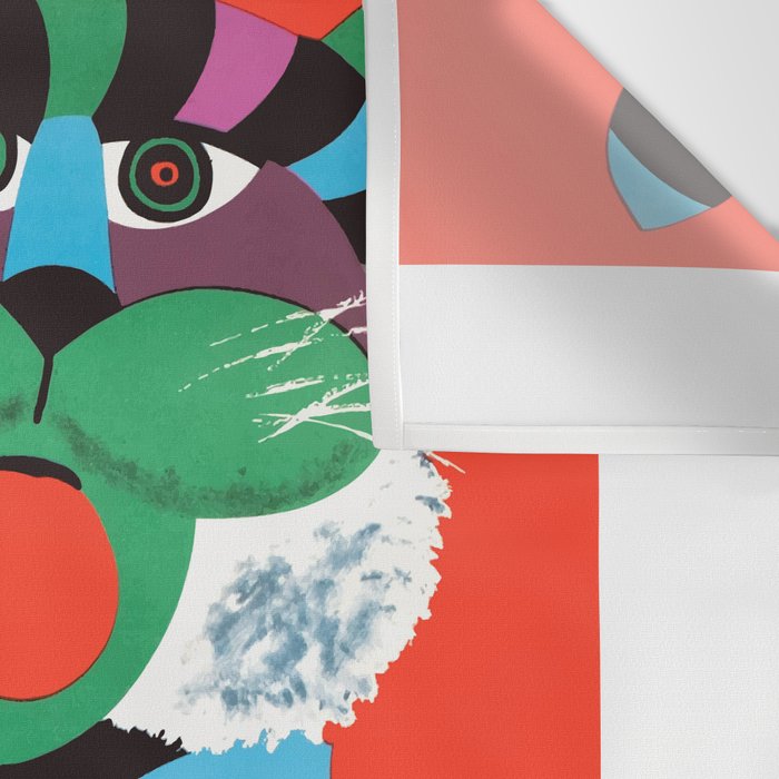 1975 CYRK Polish Circus Tiger Advertising Poster Wall Tapestry Gallery Image 3