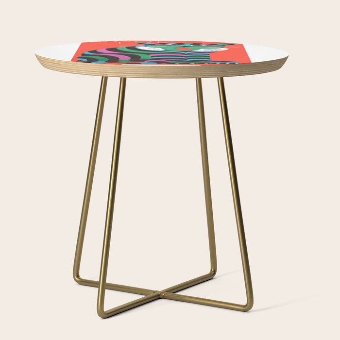 1975 CYRK Polish Circus Tiger Advertising Poster Side Table Gallery Image 1