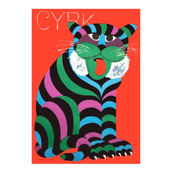1975 CYRK Polish Circus Tiger Advertising Poster Coffee Mug Gallery Image 2
