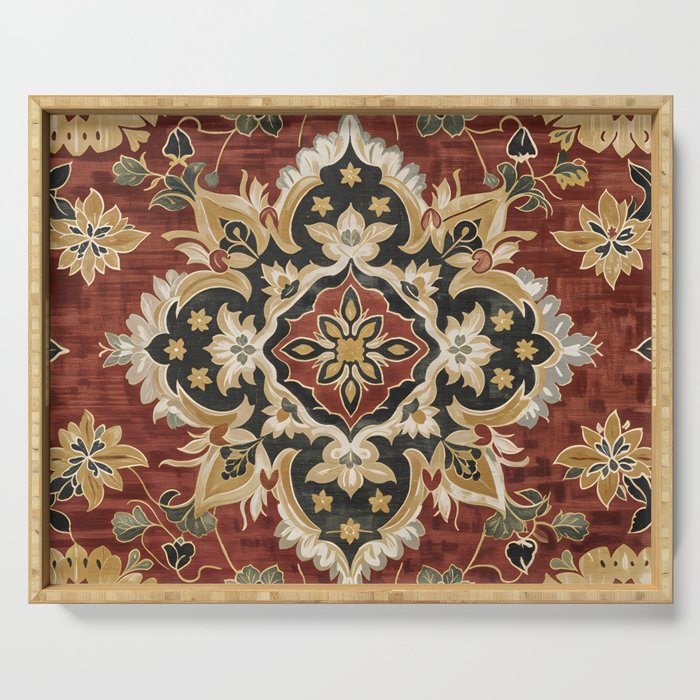 Desert Gold Medallion Serving Tray Gallery Image 1