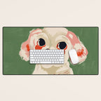 Bookish Pup Desk Mat Gallery Image 1