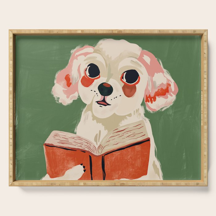 Bookish Pup Serving Tray Gallery Image 1